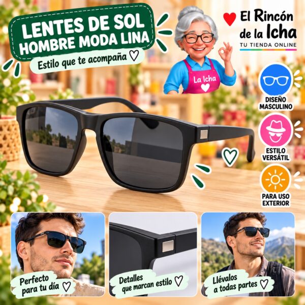 Lentes de Sol Hombre Moda Lina Diseño 178811