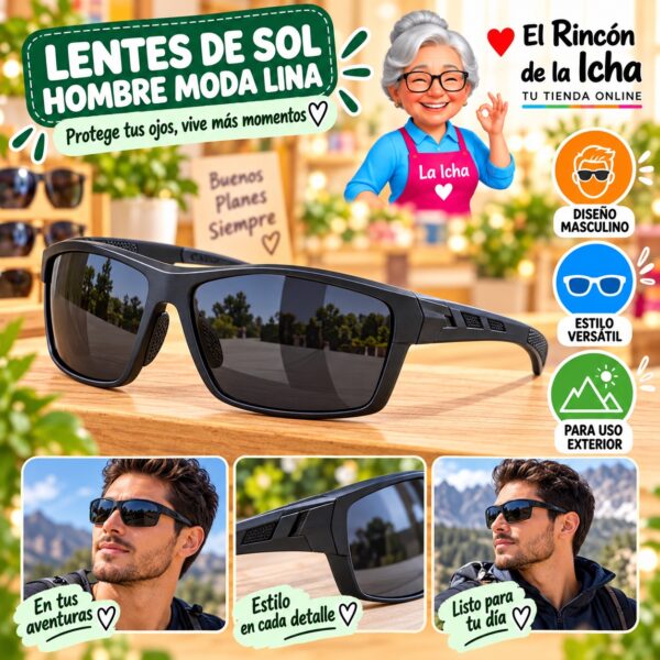 RI-ML-01462 Lentes de Sol Hombre Moda Lina Diseño 178863
