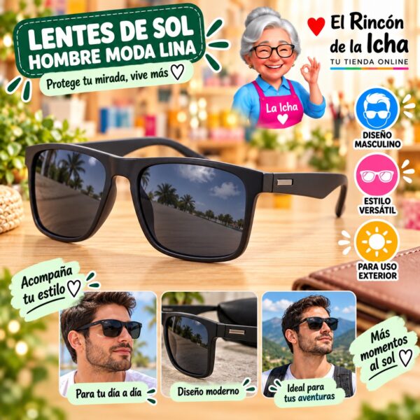 RI-ML-01471 Lentes de Sol Hombre Moda Lina Diseño 178788