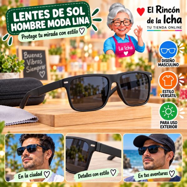 RI-ML-01475 Lentes de Sol Hombre Moda Lina Diseño 178783