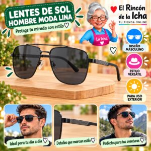Lentes de Sol Hombre Moda Lina Diseño 178726