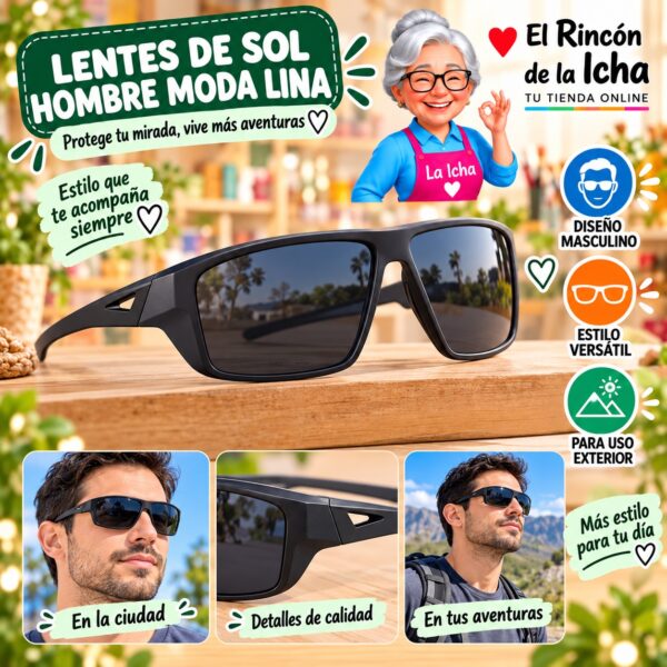 RI-ML-01481 Lentes de Sol Hombre Moda Lina Diseño 178869