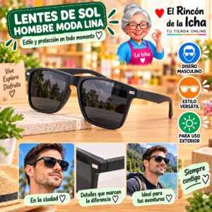 Lentes de Sol Hombre Moda Lina Diseño 178404