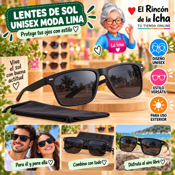 RI-ML-01511 Lentes de Sol Unisex Moda Lina Diseño 178634