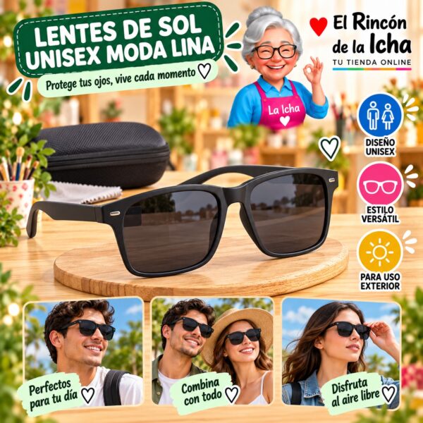 RI-ML-01513 Lentes de Sol Unisex Moda Lina Diseño 178401