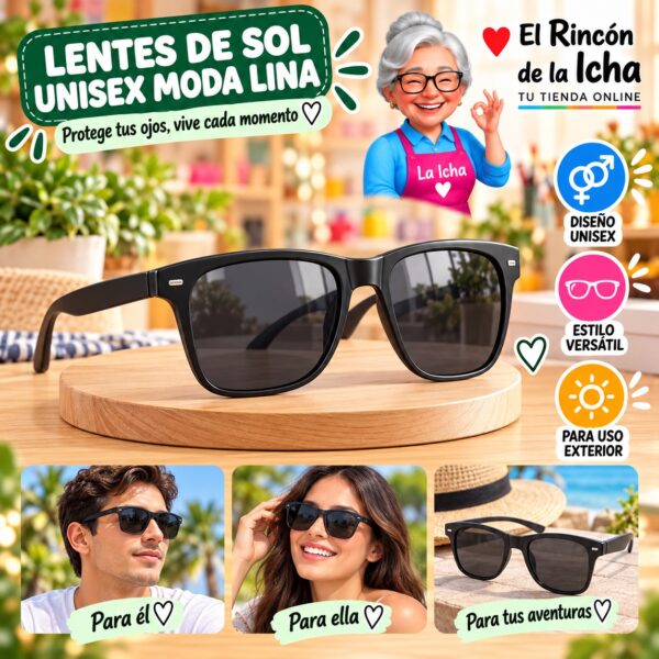 RI-ML-01516 Lentes de Sol Unisex Moda Lina Diseño 178886