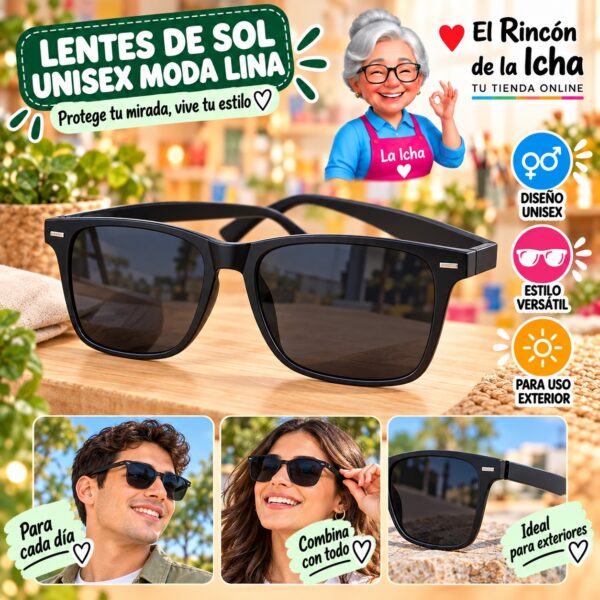 RI-ML-01517 Lentes de Sol Unisex Moda Lina Diseño 178887