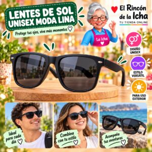 RI-ML-01523 Lentes de Sol Unisex Moda Lina Diseño 178762