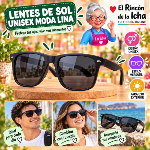 RI-ML-01523 Lentes de Sol Unisex Moda Lina Diseño 178762
