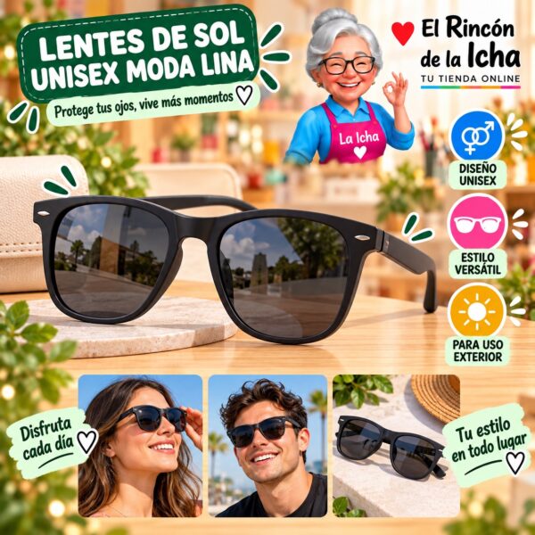 RI-ML-01526 Lentes de Sol Unisex Moda Lina Diseño 178889