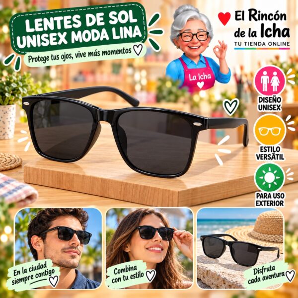 RI-ML-01528 Lentes de Sol Unisex Moda Lina Diseño 178829