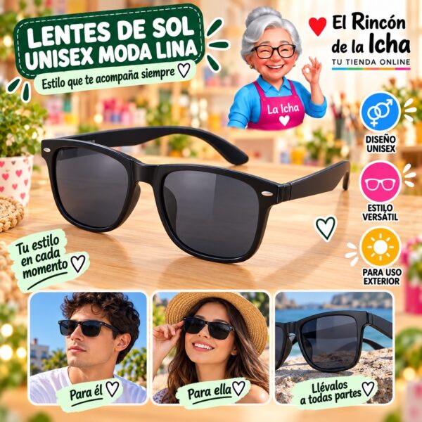 RI-ML-01530 Lentes de Sol Unisex Moda Lina Diseño 178832