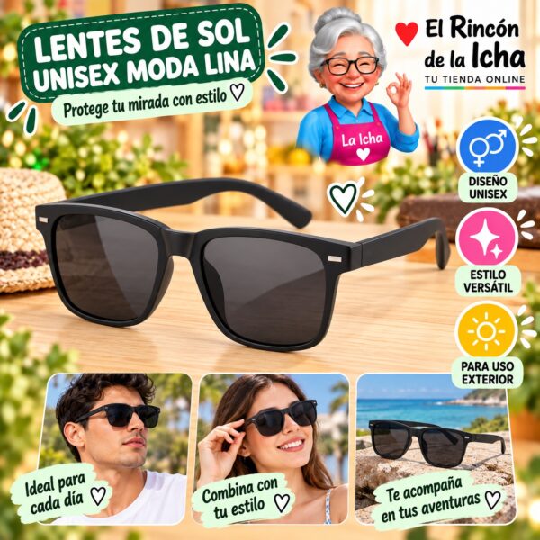 RI-ML-01534 Lentes de Sol Unisex Moda Lina Diseño 178827