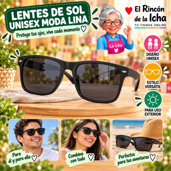 RI-ML-01535 Lentes de Sol Unisex Moda Lina Diseño 178828