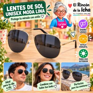 RI-ML-01540 Lentes de Sol Unisex Moda Lina Diseño 178944