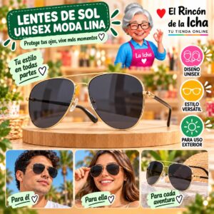 RI-ML-01541 Lentes de Sol Unisex Moda Lina Diseño 178945