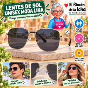 RI-ML-01543 Lentes de Sol Unisex Moda Lina Diseño 178942
