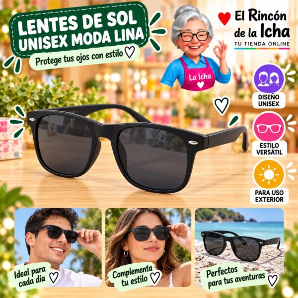 RI-ML-01546 Lentes de Sol Unisex Moda Lina Diseño 178837
