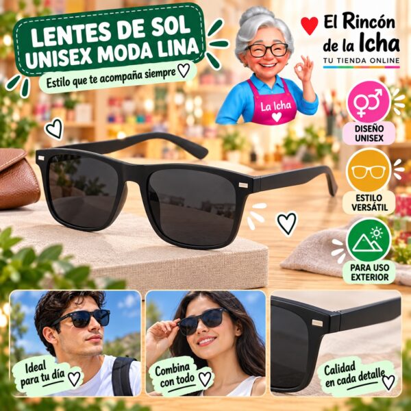 RI-ML-01551 Lentes de Sol Unisex Moda Lina Diseño 178879