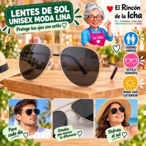 RI-ML-01553 Lentes de Sol Unisex Moda Lina Diseño 178948