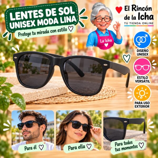 RI-ML-01556 Lentes de Sol Unisex Moda Lina Diseño 178843