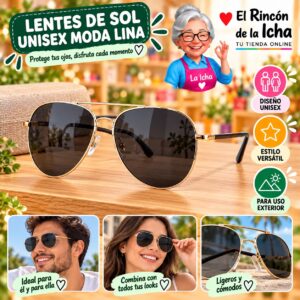 RI-ML-01560 Lentes de Sol Unisex Moda Lina Diseño 178949