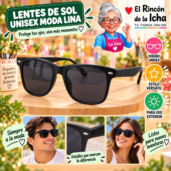 RI-ML-01562 Lentes de Sol Unisex Moda Lina Diseño 178839