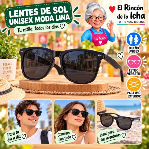 RI-ML-01567 Lentes de Sol Unisex Moda Lina Diseño 178852