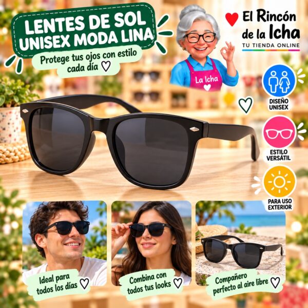 RI-ML-01573 Lentes de Sol Unisex Moda Lina Diseño 178855