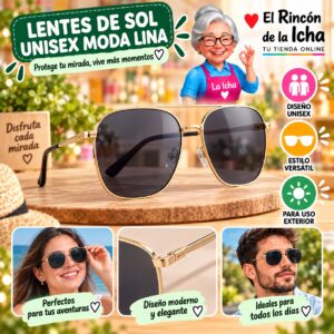 RI-ML-01582 Lentes de Sol Unisex Moda Lina Diseño 178952