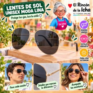 RI-ML-01587 Lentes de Sol Unisex Moda Lina Diseño 178959
