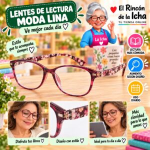RI-ML-01593 Lentes de Lectura Moda Lina Diseño 178333-1