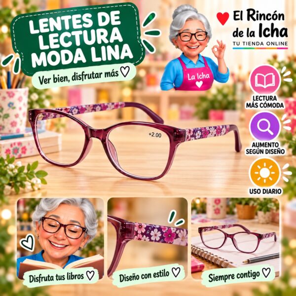 RI-ML-01595 Lentes de Lectura Moda Lina Diseño 178335-1