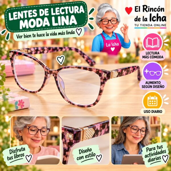 RI-ML-01599 Lentes de Lectura Moda Lina Diseño 178325-1