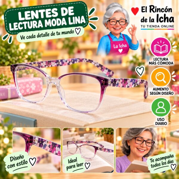 RI-ML-01601 Lentes de Lectura Moda Lina Diseño 178326-1