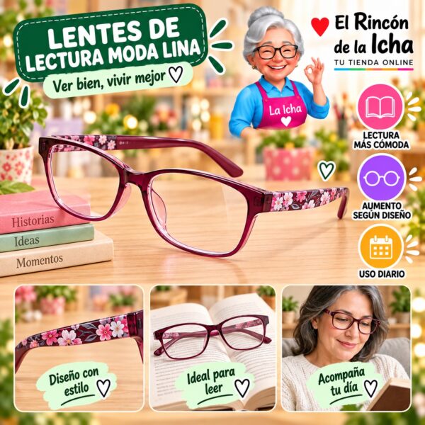 RI-ML-01602 Lentes de Lectura Moda Lina Diseño 178327-1