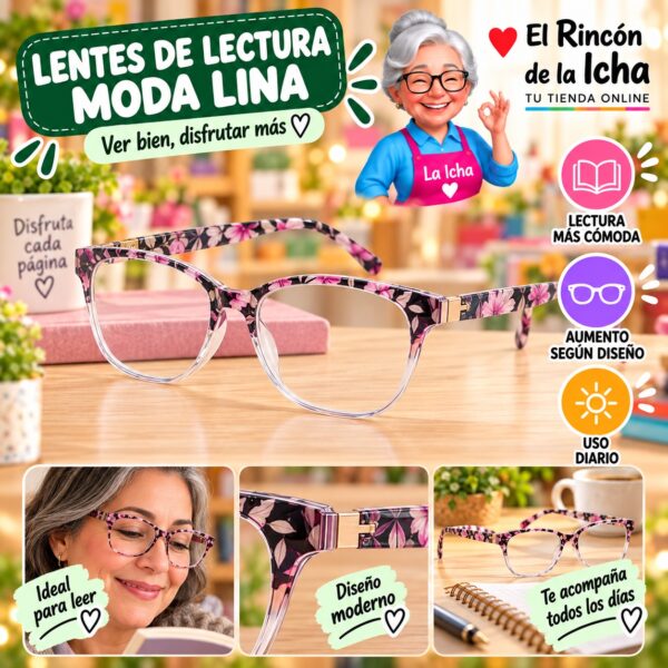 RI-ML-01608 Lentes de Lectura Moda Lina Diseño 178311-1