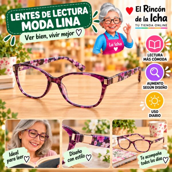 RI-ML-01656 Lentes de Lectura Moda Lina Diseño 178528-1