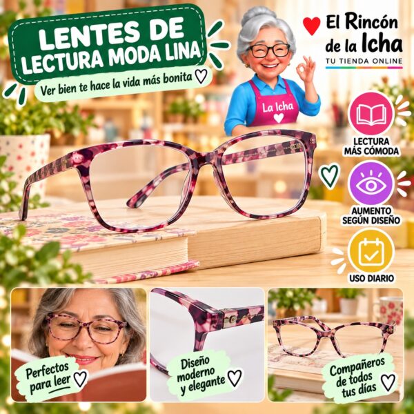 Lentes de Lectura Moda Lina Diseño 178321