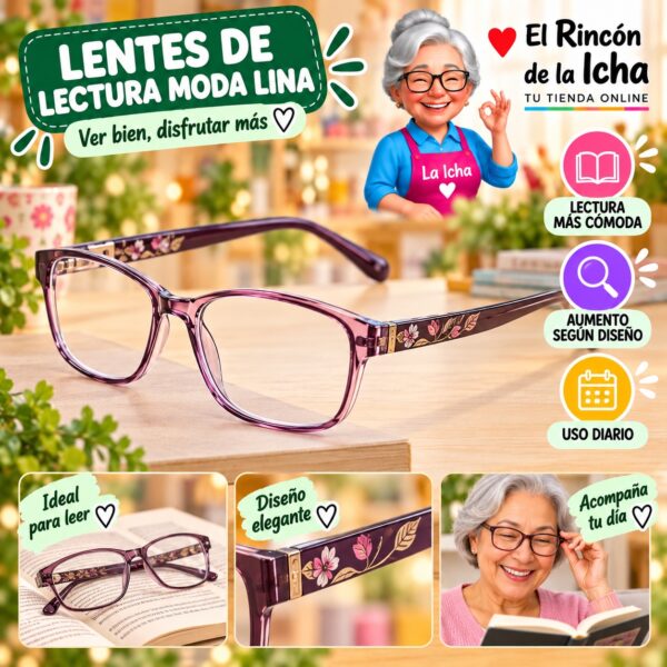 RI-ML-01676 Lentes de Lectura Moda Lina Diseño 178318-1