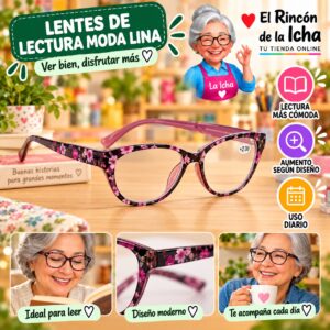 RI-ML-01677 Lentes de Lectura Moda Lina Diseño 178318