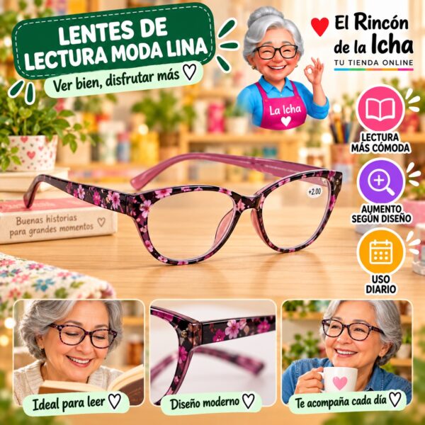 RI-ML-01677 Lentes de Lectura Moda Lina Diseño 178318