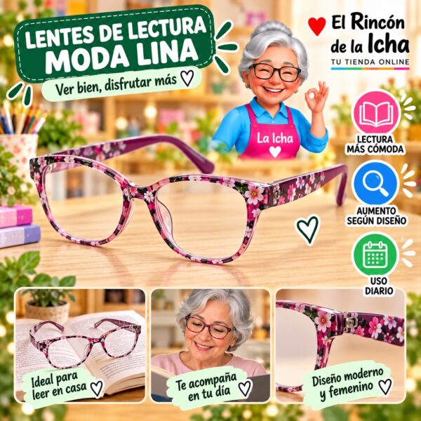 RI-ML-01683 Lentes de Lectura Moda Lina Diseño 178339