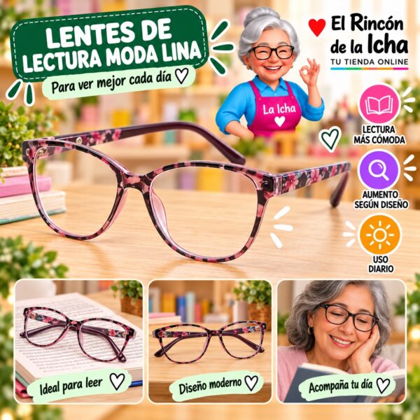RI-ML-01684 Lentes de Lectura Moda Lina Diseño 178340-1