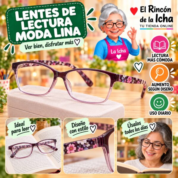 RI-ML-01686 Lentes de Lectura Moda Lina Diseño 178341-1