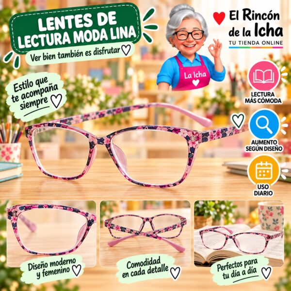 Lentes de Lectura Moda Lina Diseño 178344