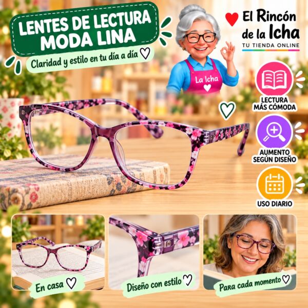 RI-ML-01697 Lentes de Lectura Moda Lina Diseño 178354-1