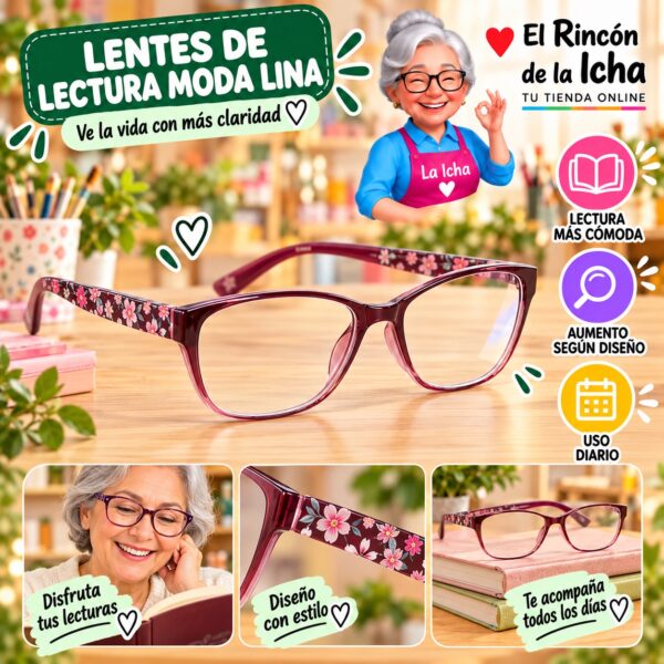 RI-ML-01698 Lentes de Lectura Moda Lina Diseño 178354