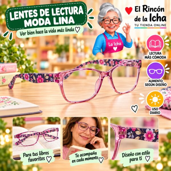 RI-ML-01719 Lentes de Lectura Moda Lina Diseño 178359-1