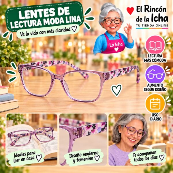 Lentes de Lectura Moda Lina Diseño 178359